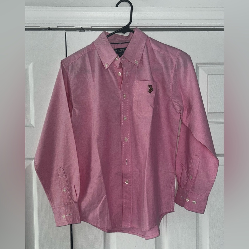 U.S. POLO ASSN. Pink Button Down Shirt